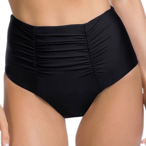 NWT Becca by Rebecca Virtue Women's Color Code High Waist Bikini Bottom Size S - Picture 1 of 5